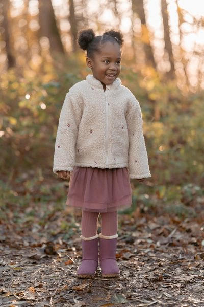 Little Dutch Rajstopy 2-pak Rouge/Garden Green - 98/104