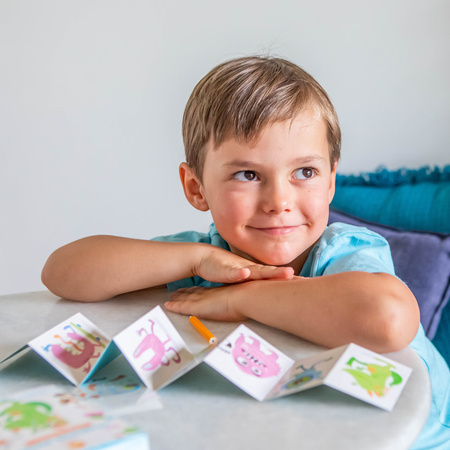 Tiger Tribe Zestaw z Folią Transferową - Wesołe Potworki