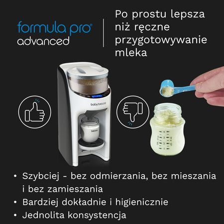 Ekspres do mleka Baby Brezza Formula Pro Advanced + GRATIS lejek + pokrywa