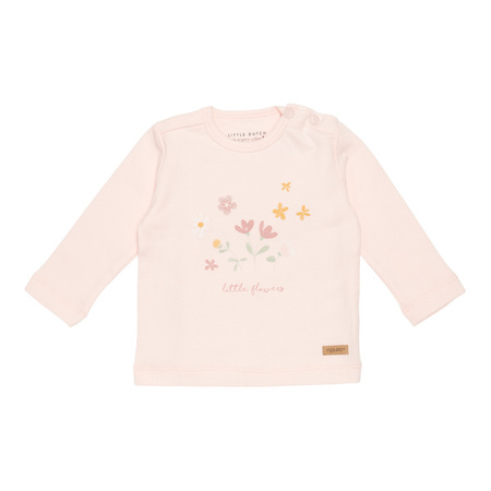 Little Dutch T-shirt z długim rękawem Little Flowers Pink 62cm CL21021755