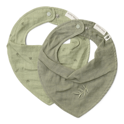 Little Dutch Apaszko-bandanka muślinowa - zestaw 2 szt. Pure Sage