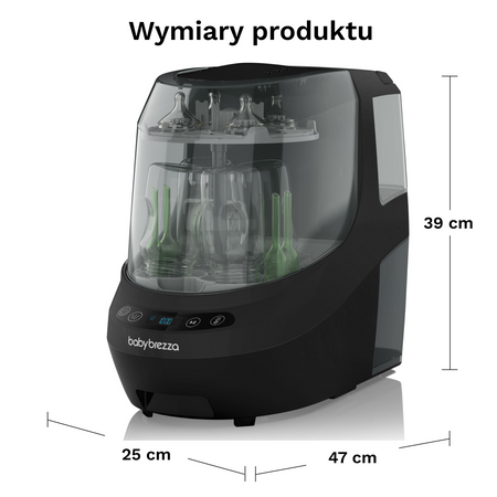 Baby Brezza Пляшкомийник Pro Black 