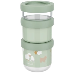 Mepal & Little Dutch Zestaw pojemników na przekąski 3szt. Little Farm