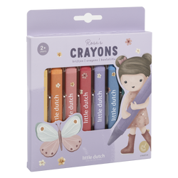 Little Dutch Kredki woskowe Rosa & Friends