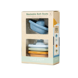 Little Dutch Zestaw 4 łódeczek do zabawy Blue 2007436