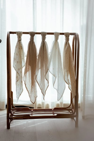 Little Dutch Otulacz muślinowy 120 x 120 cm Pure Soft Beige