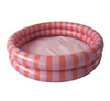 The Swim Essentials Basen kąpielowy 100 cm Pink Red Stripes 2023SE1391