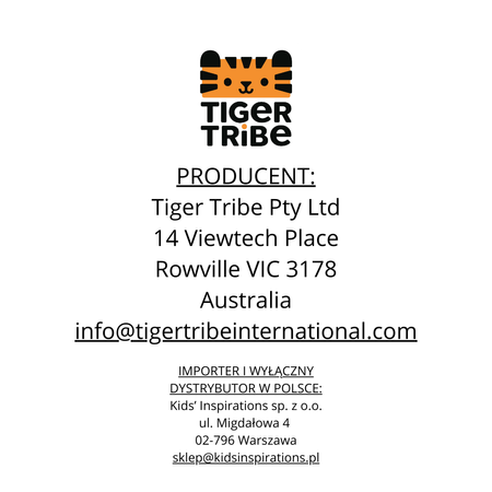 Tiger Tribe Wyklejanie po Numerach - Magiczny Ogród