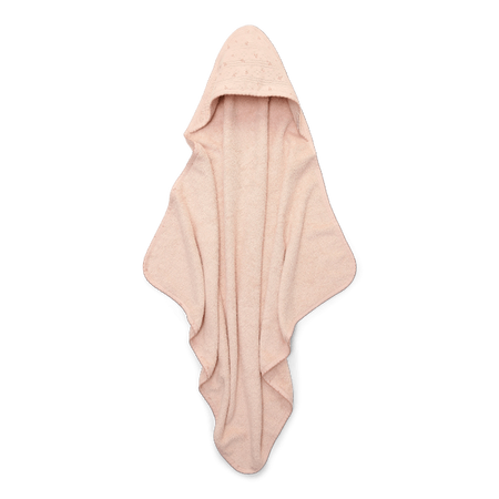 Little Dutch Bawełniany ręcznik z kapturem 100x100 cm Blossom