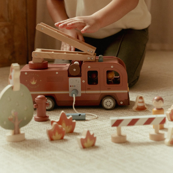 Little Dutch Wóz strażacki FSC Uszkodzone opakowanie