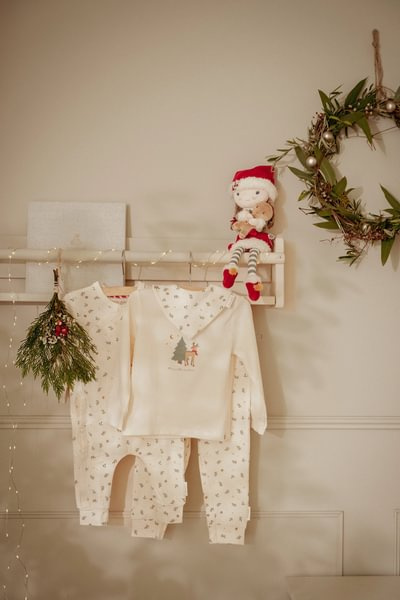 Little Dutch Piżamka jednoczęściowa Little Christmas - 62/68