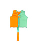 The Swim Essentials Kamizelka do nauki pływania dla dzieci 19-30 kg Orange Green Colourblocking 2023SE510