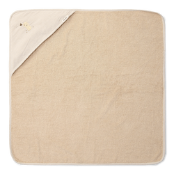 Little Dutch Bawełniany ręcznik z kapturem Baby Bunny 75 x 75 cm