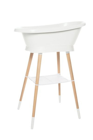 Zestaw bébé-jou Wanienka Sense Biała 420001 + stojak 