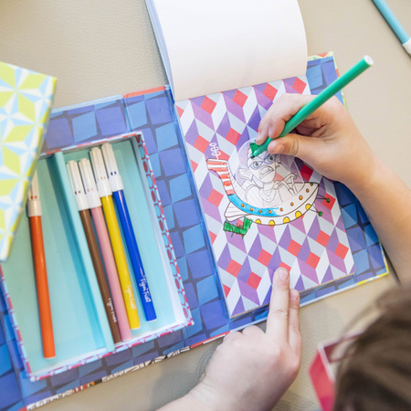 Tiger Tribe Zestaw Kolorowanek 3D – Zabawa z Sci-Fi