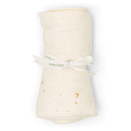 Little Dutch Chusteczki muślinowe 25x25 cm Blueberry Leaves & Sage