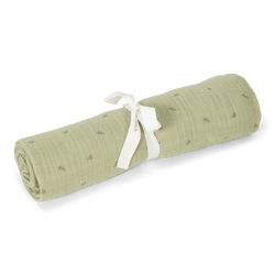 Little Dutch Otulacz muślinowy 120 x 120 cm Pure Sage