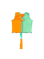 The Swim Essentials Kamizelka do nauki pływania dla dzieci 19-30 kg Orange Green Colourblocking 2023SE510