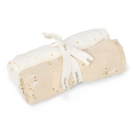 Little Dutch Otulacze muślinowe 70x70 cm Forest Treasures & Sage