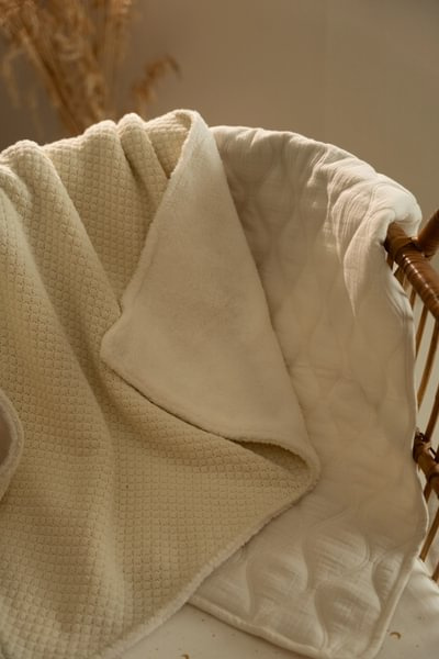 Little Dutch Kocyk 100 x 70 cm Pure Soft White