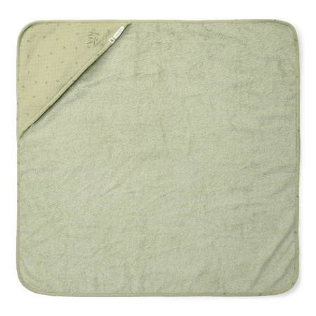 Little Dutch Bawełniany ręcznik z kapturem 100x100 cm Blossom