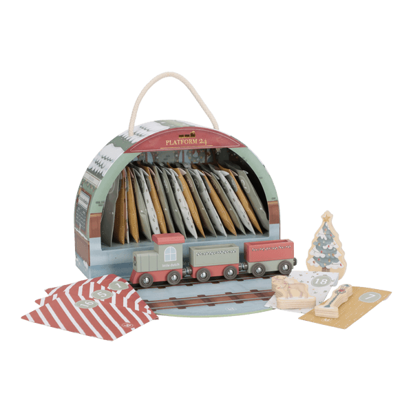 Little Dutch Kalendarz adwentowy w walizeczce FSC X-MAS