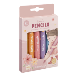 Little Dutch Drewniane, grube kredki  Rosa & Friends