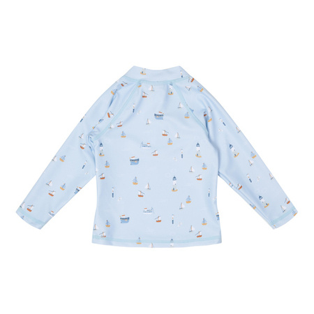 Little Dutch Koszulka do kąpieli z długim rękawem Sailors Bay Blue - 74/80 CL11443512