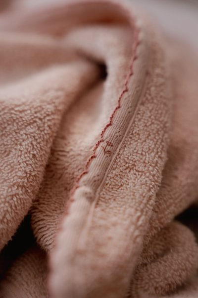 Little Dutch Bawełniany ręcznik z kapturem Pure Blossom 100 x 100 cm