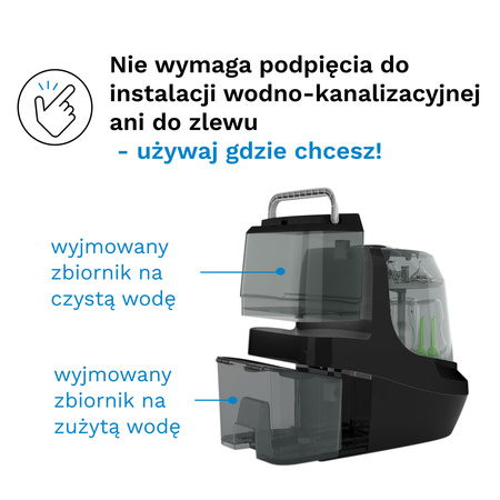 Ekspres do mleka Baby Brezza Formula Pro Advanced All Black + GRATIS lejek + pokrywa