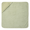 Little Dutch Bawełniany ręcznik z kapturem Pure Sage 75 x 75 cm