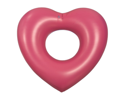 The Swim Essentials Koło do pływania 90 cm Heart Red-Purple 2023SE523