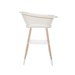 Zestaw bébé-jou Wanienka Sense Edition z czujnikiem temperatury Light Oat 420210 + stojak