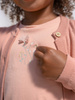 Little Dutch T-shirt z krótkim rękawem Flower Pink - 98 CL24021124