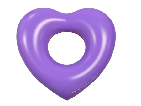 The Swim Essentials Koło do pływania 90 cm Heart Red-Purple 2023SE523
