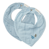 Little Dutch Apaszko-bandanka muślinowa - zestaw 2 szt. Pure Denim Blue