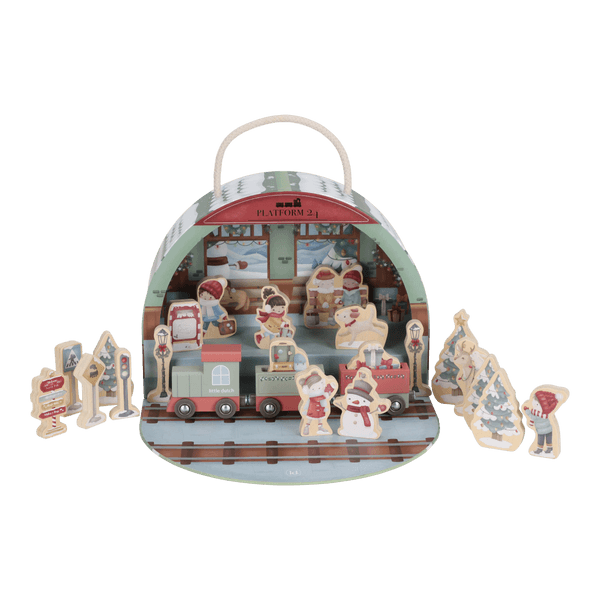 Little Dutch Kalendarz adwentowy w walizeczce FSC X-MAS