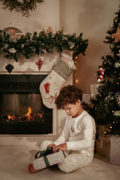 Little Dutch Piżamka dwuczęściowa Little Christmas - 62/68