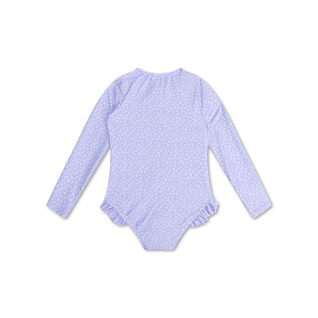 The Swim Essentials Strój kąpielowy jednoczęściowy Lila Leopard 146/152 2023SE541