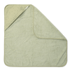 Little Dutch Bawełniany ręcznik z kapturem Pure Sage 75 x 75 cm