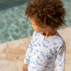 Little Dutch Swimsuit z długim rękawem Ocean Sea Life - 98/104