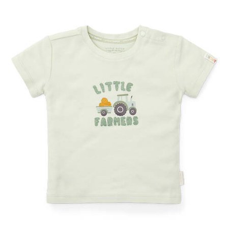 Little Dutch T-shirt z krótkim rękawem Farm Green - 74 CL24021031