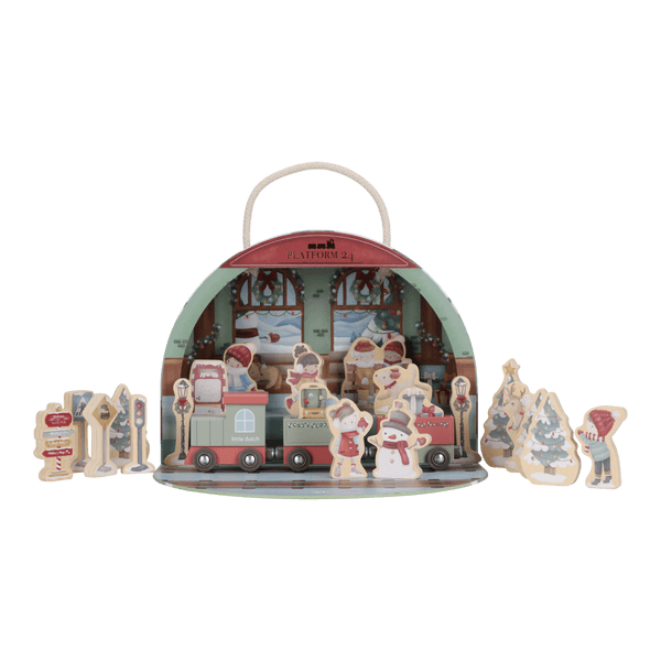 Little Dutch Kalendarz adwentowy w walizeczce FSC X-MAS