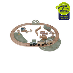 Little Dutch Pociąg z torami Little Farm FSC LD7151 Uszkodzone opakowanie
