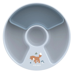 Mepal & Little Dutch Talerzyk dziecięcy dzielony Forest Friends