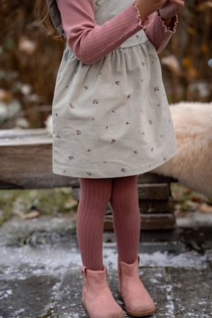 Little Dutch Rajstopy 2-pak Sand / Warm rose rozm. 74/80