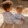 Little Dutch Swimsuit z długim rękawem Ocean Sea Life - 98/104