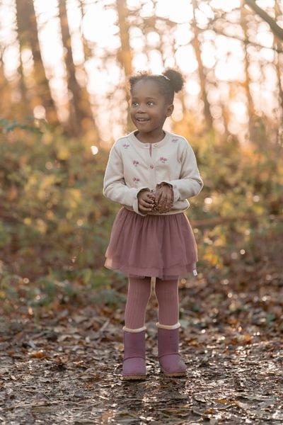 Little Dutch Rajstopy 2-pak Rouge/Garden Green - 98/104