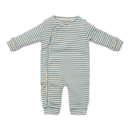 Little Dutch Ubranko jednoczęściowe Stone Blue Stripe - 68
