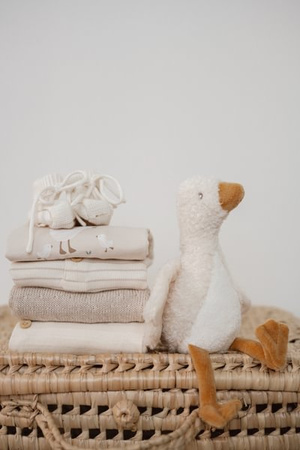 Little Dutch Apaszko-bandanka muślinowa - zestaw 2 szt. Blueberry Leaves & Sage